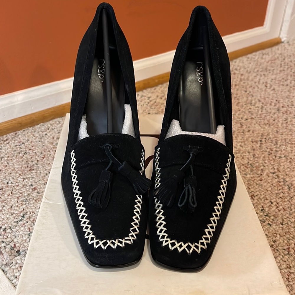 RSVP black heels